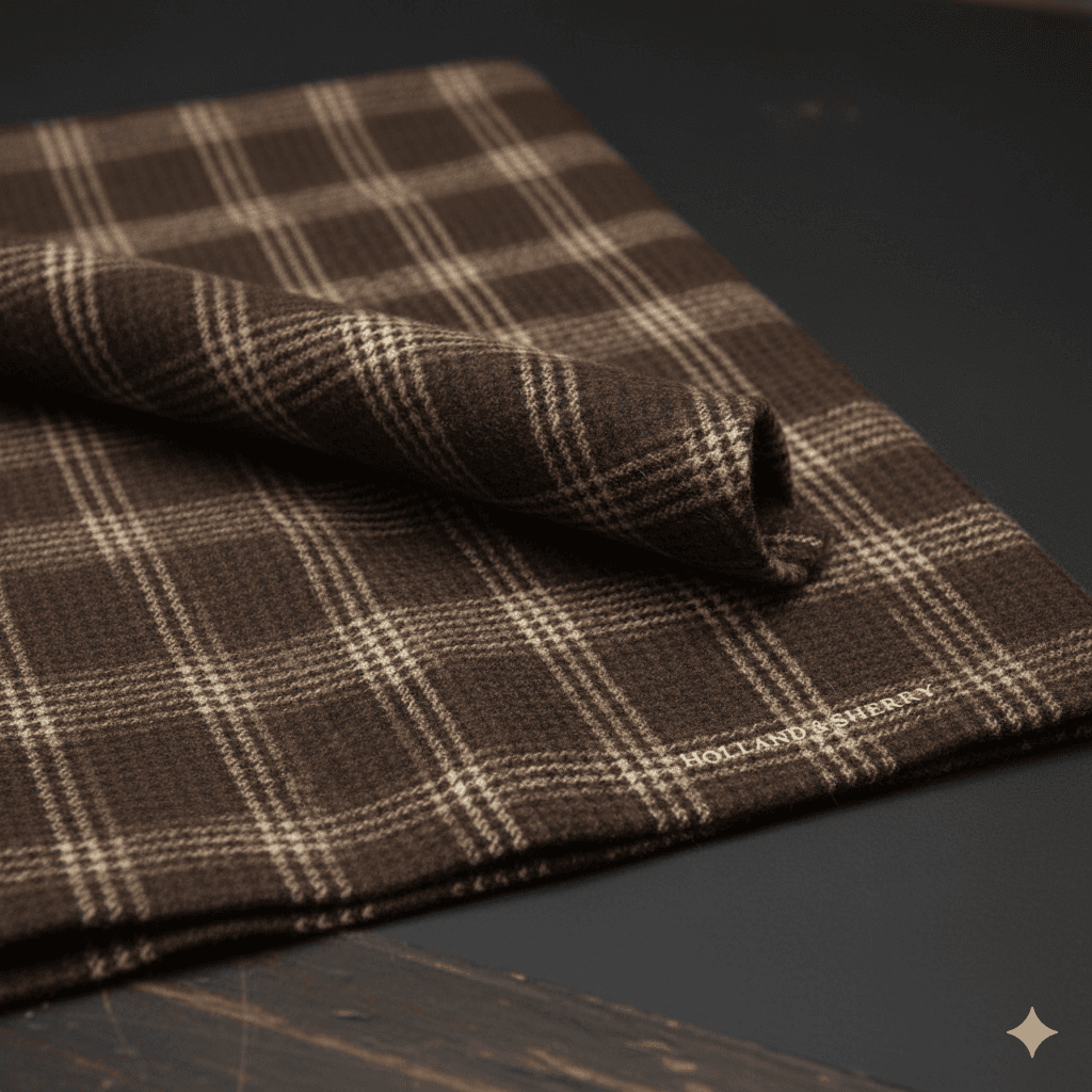 ブラウン グレンチェック - 詳細 1