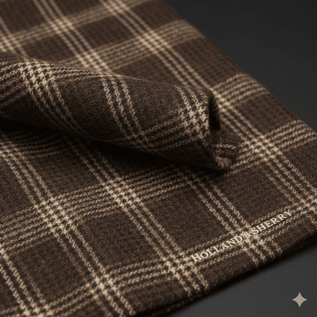 ブラウン グレンチェック