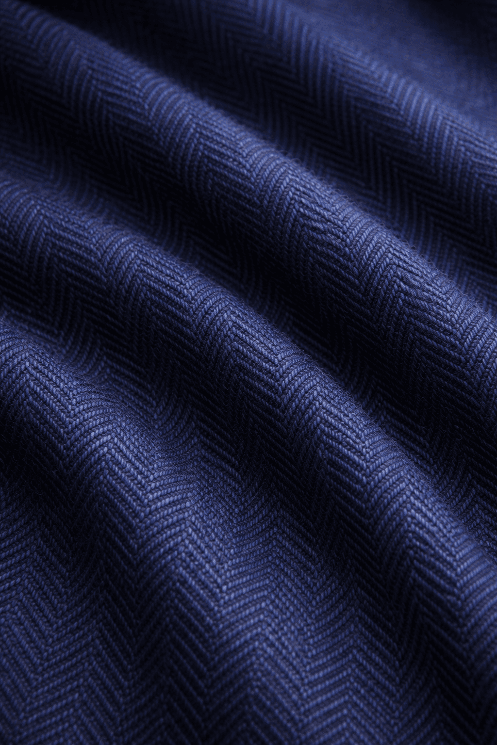 ミッドナイトブルー ヘリンボーン - 詳細 1