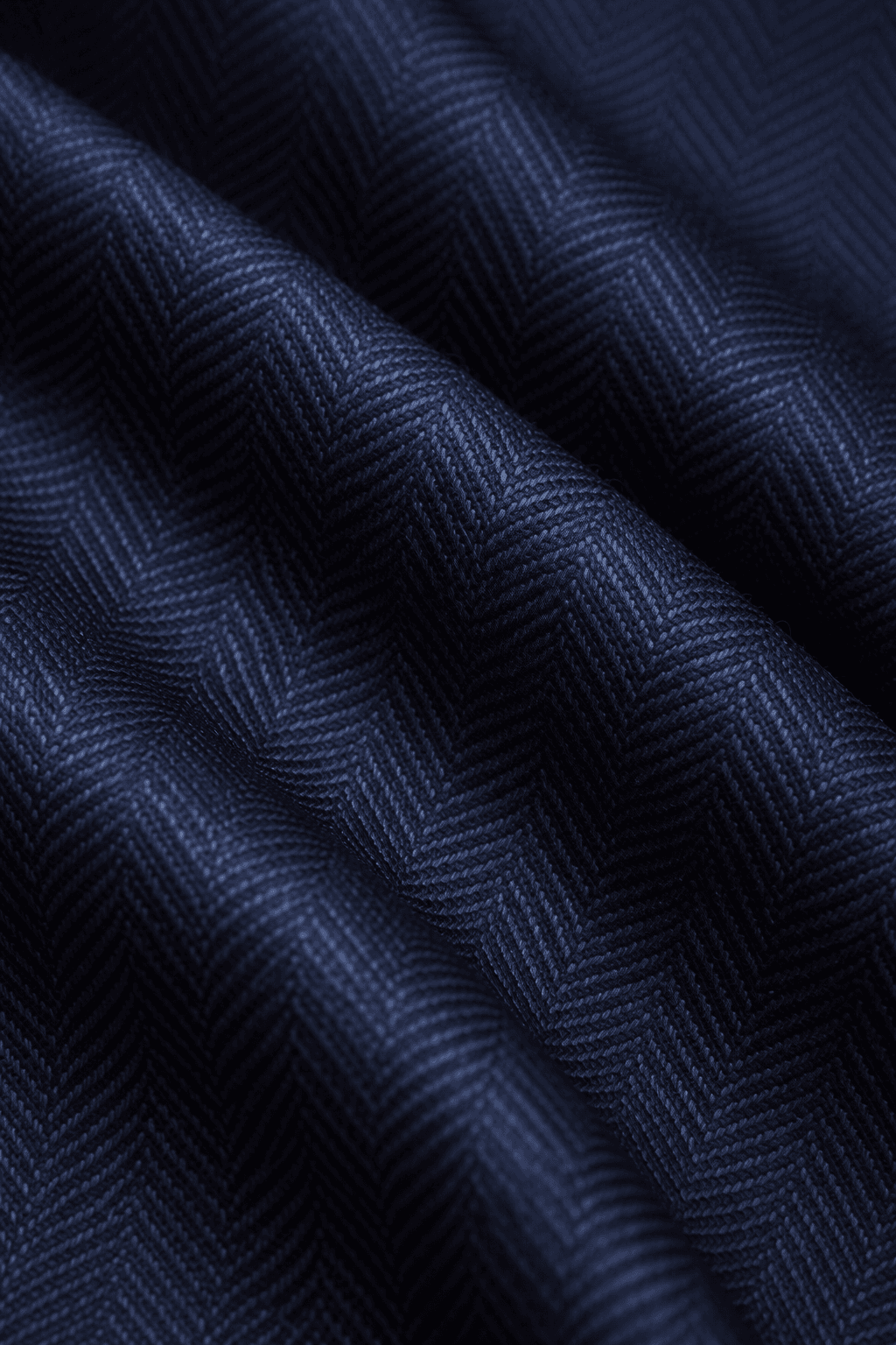 ミッドナイトブルー ヘリンボーン - 詳細 2